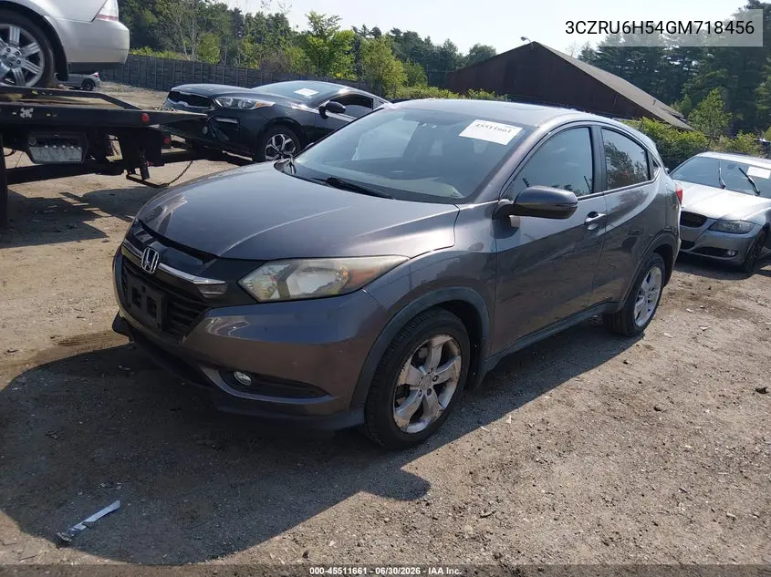 2016 Honda Hr-V Ex VIN: 3CZRU6H54GM718456 Lot: 45511661