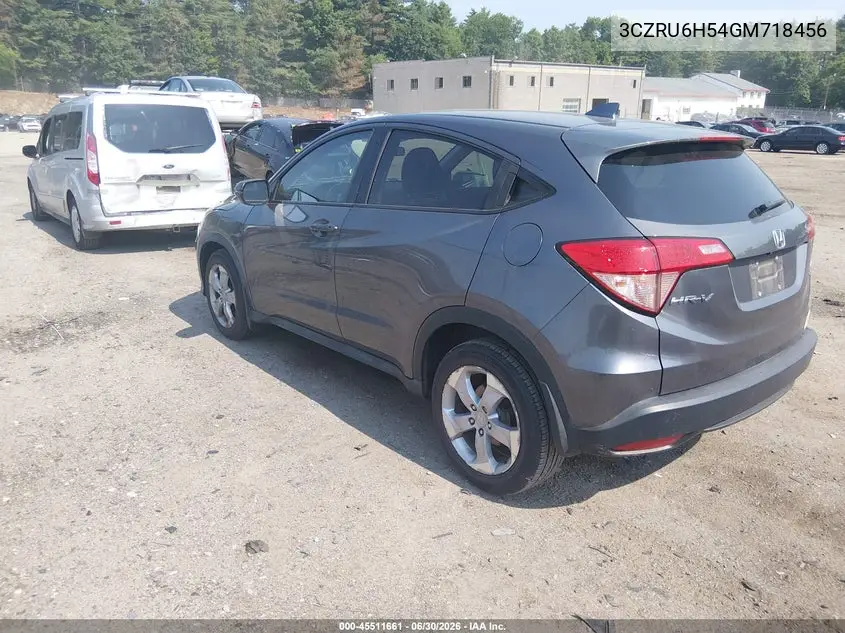 2016 Honda Hr-V Ex VIN: 3CZRU6H54GM718456 Lot: 45511661