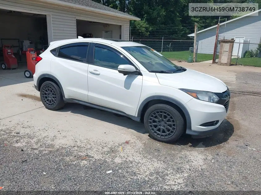 2016 Honda Hr-V Ex VIN: 3CZRU6H59GM738749 Lot: 45611028