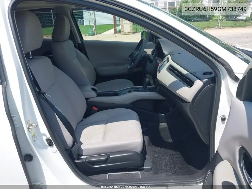 2016 Honda Hr-V Ex VIN: 3CZRU6H59GM738749 Lot: 45611028