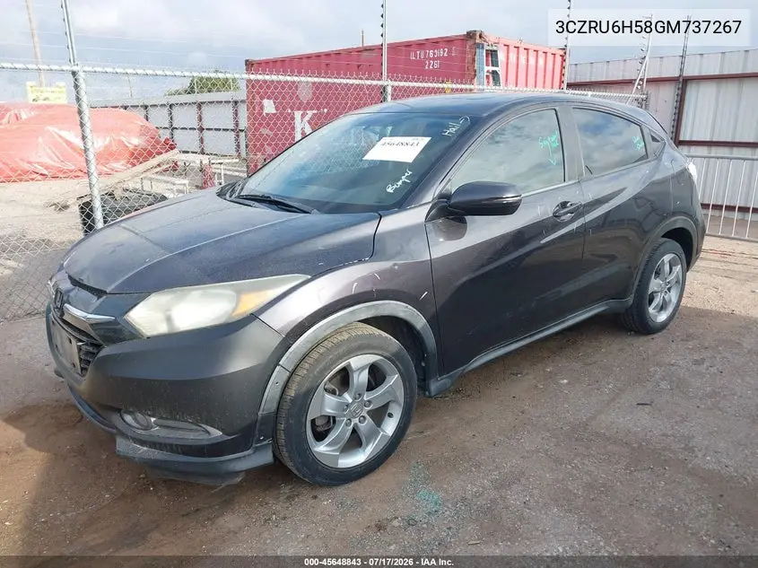2016 Honda Hr-V Ex VIN: 3CZRU6H58GM737267 Lot: 45648843