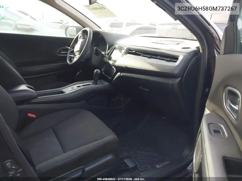 2016 Honda Hr-V Ex VIN: 3CZRU6H58GM737267 Lot: 45648843