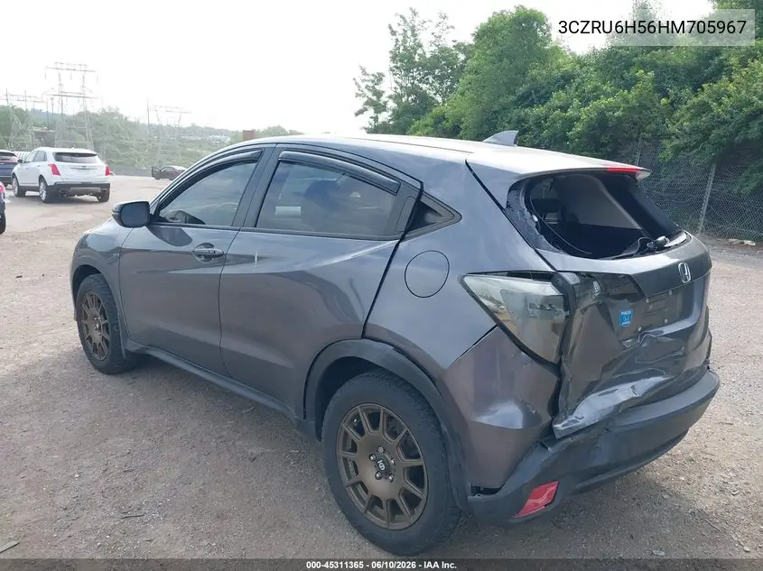 2017 Honda Hr-V Ex VIN: 3CZRU6H56HM705967 Lot: 45311365