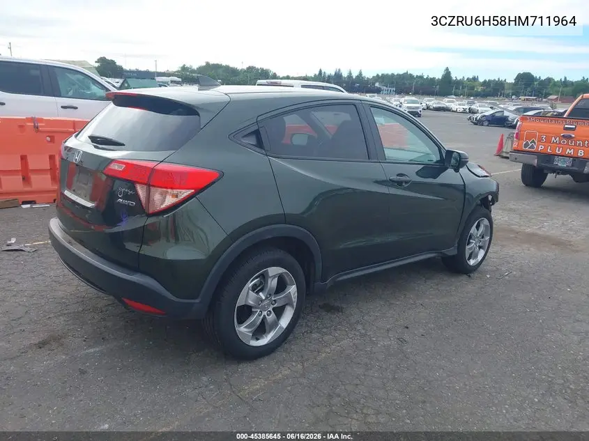 2017 Honda Hr-V Ex VIN: 3CZRU6H58HM711964 Lot: 45385645