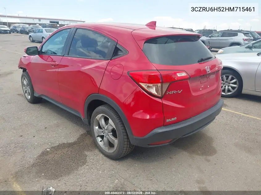 2017 Honda Hr-V Ex VIN: 3CZRU6H52HM715461 Lot: 45442373