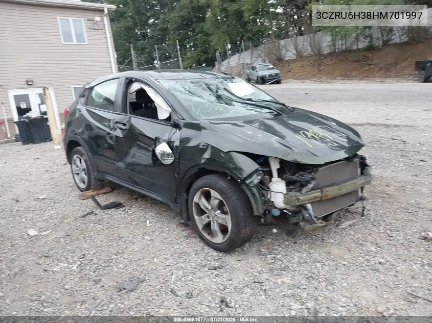 2017 Honda Hr-V Lx VIN: 3CZRU6H38HM701997 Lot: 45681677
