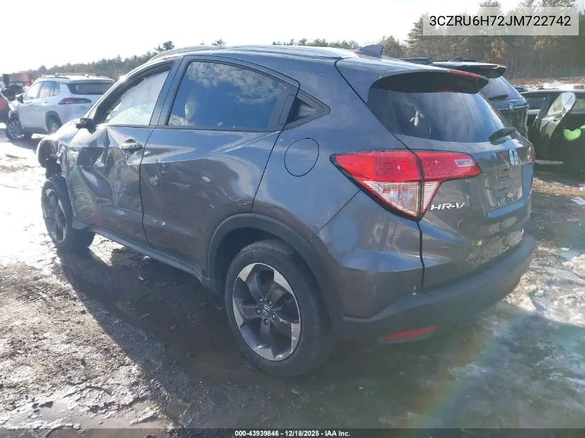 3CZRU6H72JM722742 2018 Honda Hr-V Ex-L