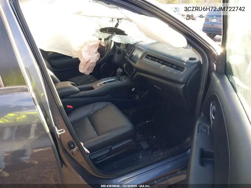 3CZRU6H72JM722742 2018 Honda Hr-V Ex-L