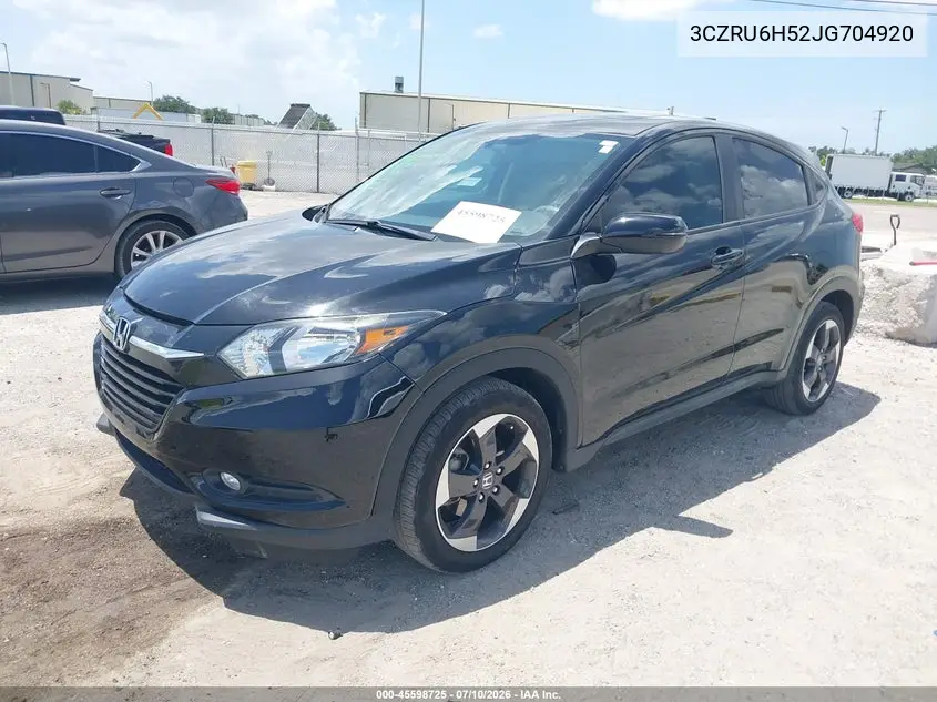 2018 Honda Hr-V Ex VIN: 3CZRU6H52JG704920 Lot: 45598725