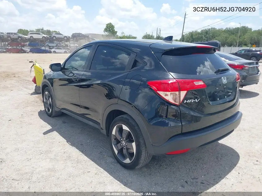 2018 Honda Hr-V Ex VIN: 3CZRU6H52JG704920 Lot: 45598725