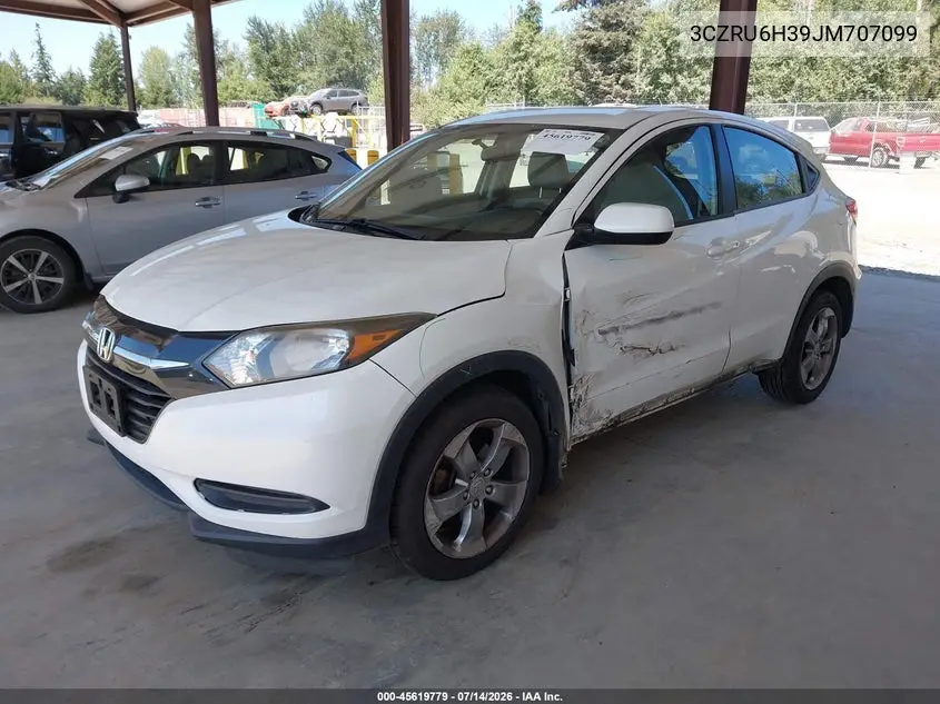 2018 Honda Hr-V Lx VIN: 3CZRU6H39JM707099 Lot: 45619779