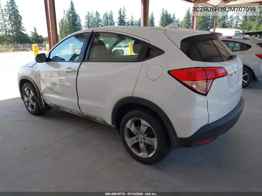 2018 Honda Hr-V Lx VIN: 3CZRU6H39JM707099 Lot: 45619779