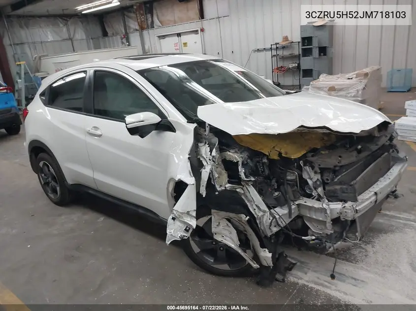 2018 Honda Hr-V Ex VIN: 3CZRU5H52JM718103 Lot: 45695164