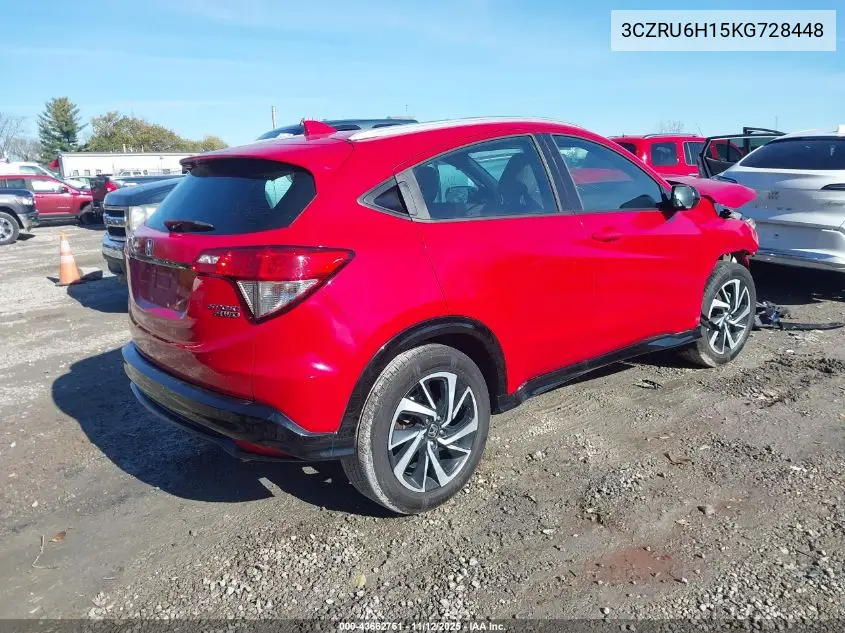 3CZRU6H15KG728448 2019 Honda Hr-V Sport