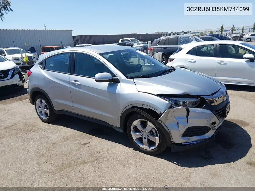 2019 Honda Hr-V Lx VIN: 3CZRU6H35KM744099 Lot: 45403052