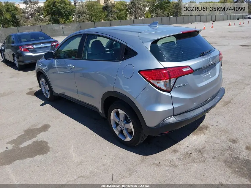 2019 Honda Hr-V Lx VIN: 3CZRU6H35KM744099 Lot: 45403052