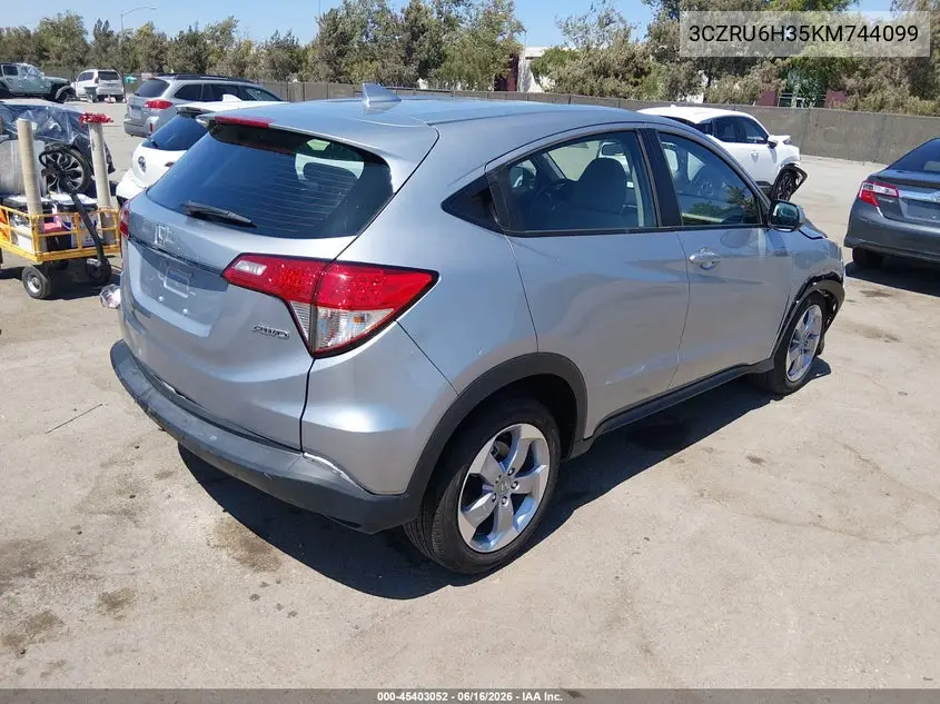 2019 Honda Hr-V Lx VIN: 3CZRU6H35KM744099 Lot: 45403052