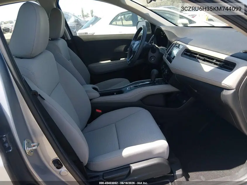 2019 Honda Hr-V Lx VIN: 3CZRU6H35KM744099 Lot: 45403052