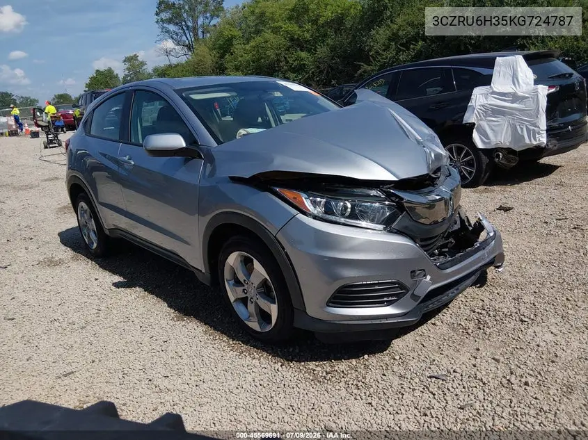 2019 Honda Hr-V Lx VIN: 3CZRU6H35KG724787 Lot: 45569691