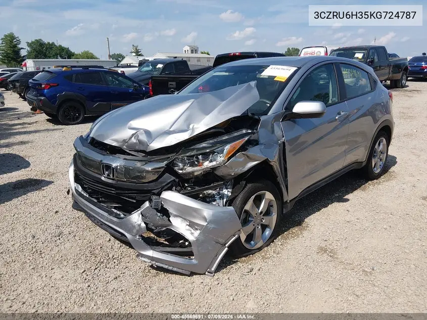 2019 Honda Hr-V Lx VIN: 3CZRU6H35KG724787 Lot: 45569691