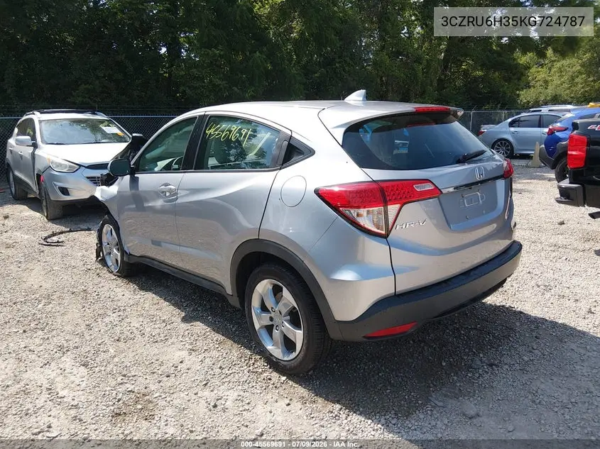2019 Honda Hr-V Lx VIN: 3CZRU6H35KG724787 Lot: 45569691