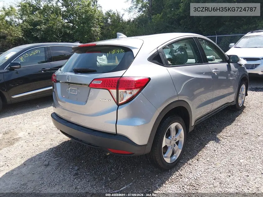 2019 Honda Hr-V Lx VIN: 3CZRU6H35KG724787 Lot: 45569691