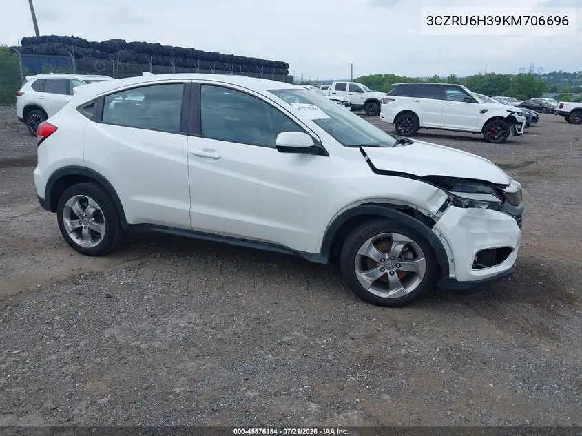 2019 Honda Hr-V Lx VIN: 3CZRU6H39KM706696 Lot: 45576184