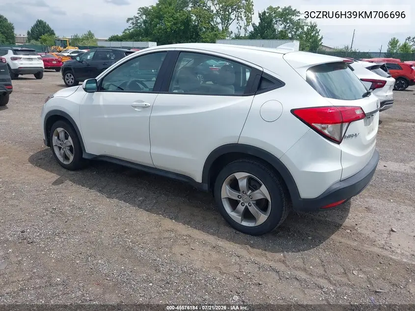 2019 Honda Hr-V Lx VIN: 3CZRU6H39KM706696 Lot: 45576184