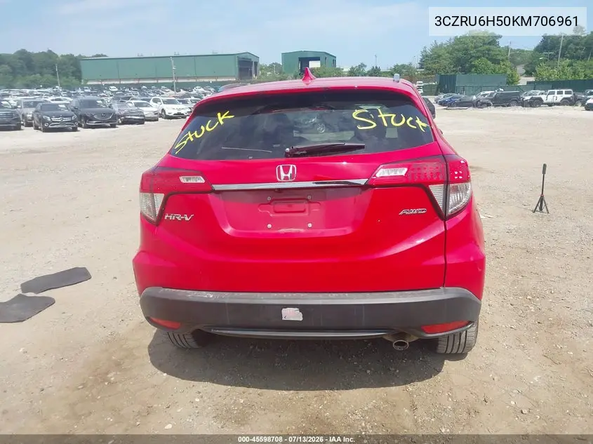 2019 Honda Hr-V Ex VIN: 3CZRU6H50KM706961 Lot: 45598708