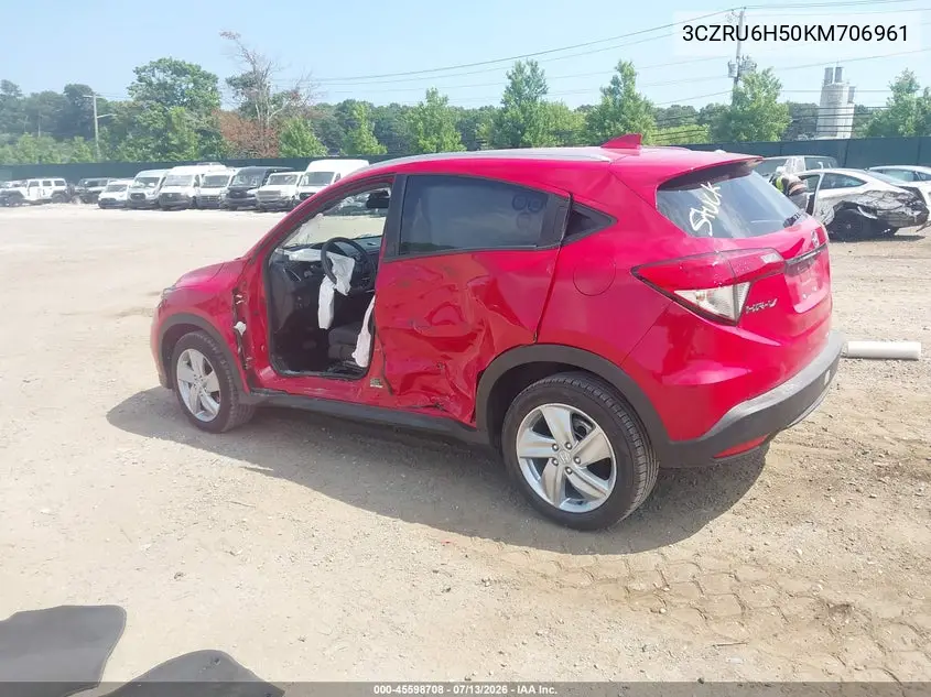 2019 Honda Hr-V Ex VIN: 3CZRU6H50KM706961 Lot: 45598708