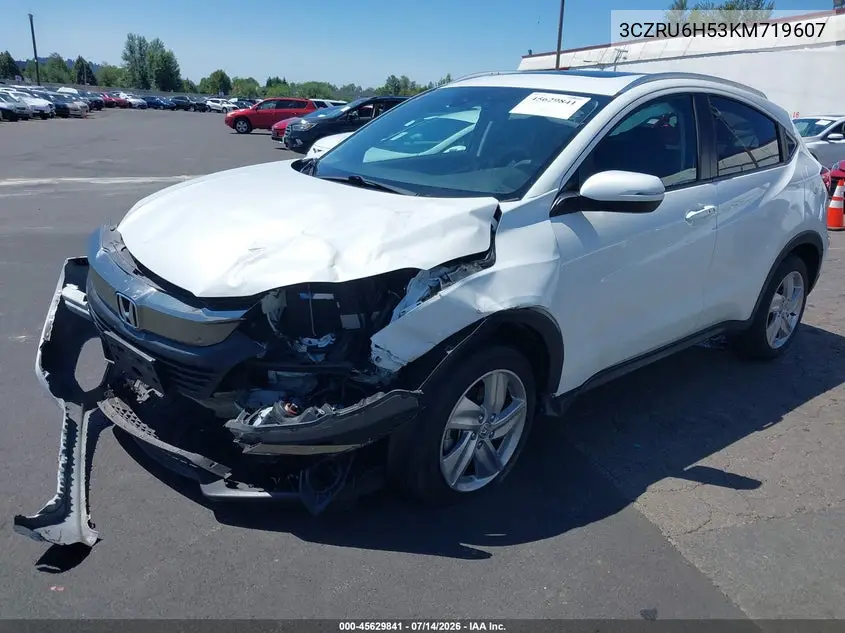 2019 Honda Hr-V Ex VIN: 3CZRU6H53KM719607 Lot: 45629841