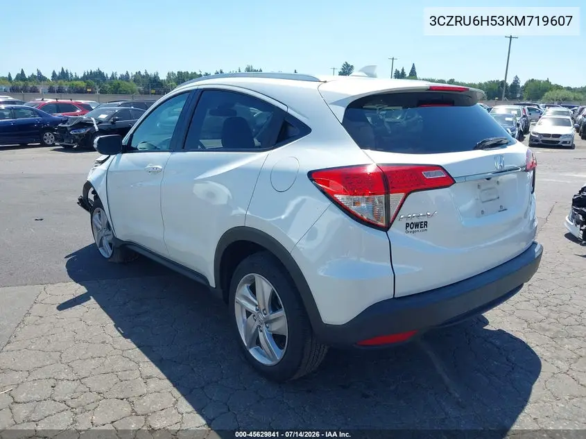 2019 Honda Hr-V Ex VIN: 3CZRU6H53KM719607 Lot: 45629841