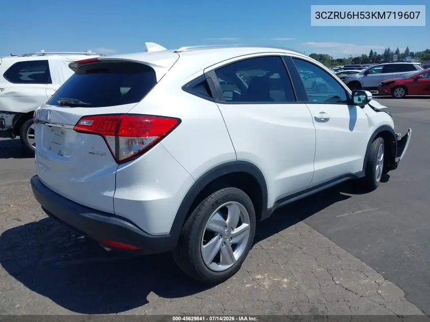 2019 Honda Hr-V Ex VIN: 3CZRU6H53KM719607 Lot: 45629841