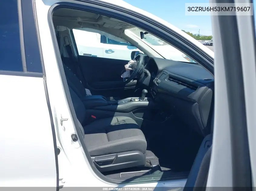 2019 Honda Hr-V Ex VIN: 3CZRU6H53KM719607 Lot: 45629841