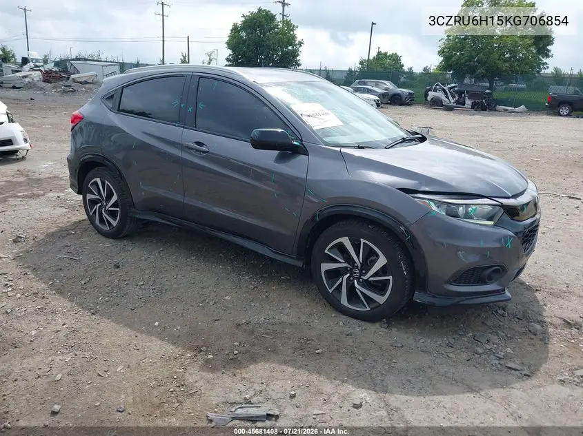 2019 Honda Hr-V Sport VIN: 3CZRU6H15KG706854 Lot: 45681408