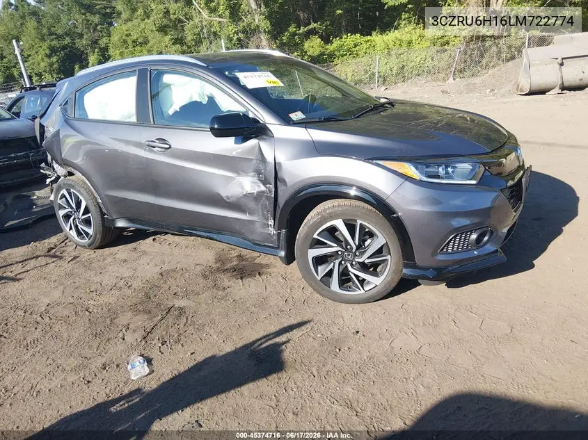 2020 Honda Hr-V Awd Sport VIN: 3CZRU6H16LM722774 Lot: 45374716