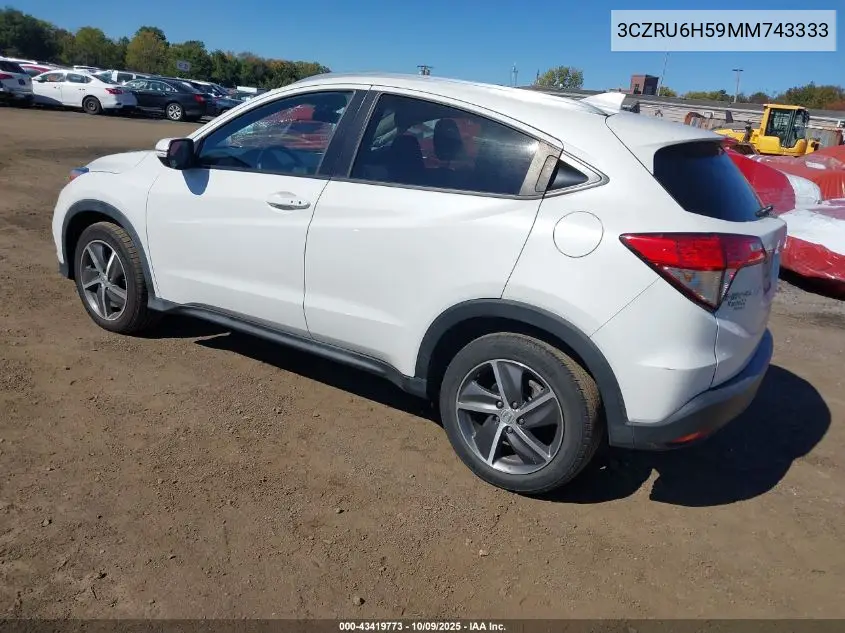3CZRU6H59MM743333 2021 Honda Hr-V Awd Ex