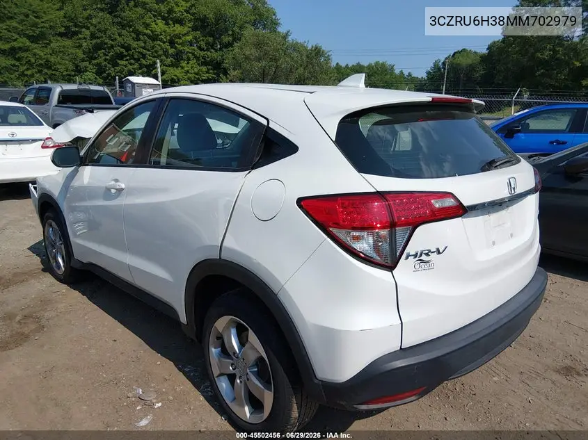 2021 Honda Hr-V Awd Lx VIN: 3CZRU6H38MM702979 Lot: 45502456