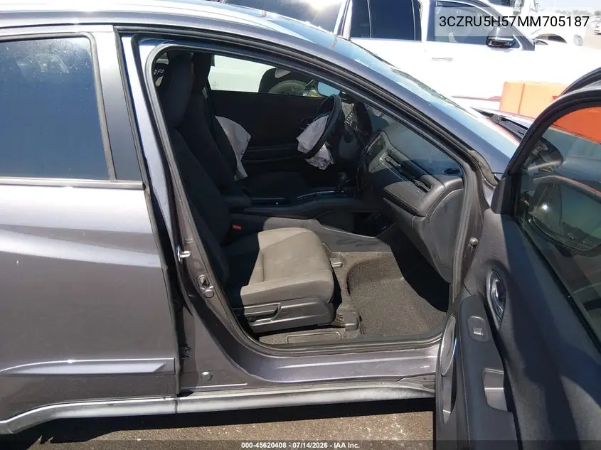 2021 Honda Hr-V 2Wd Ex VIN: 3CZRU5H57MM705187 Lot: 45620408
