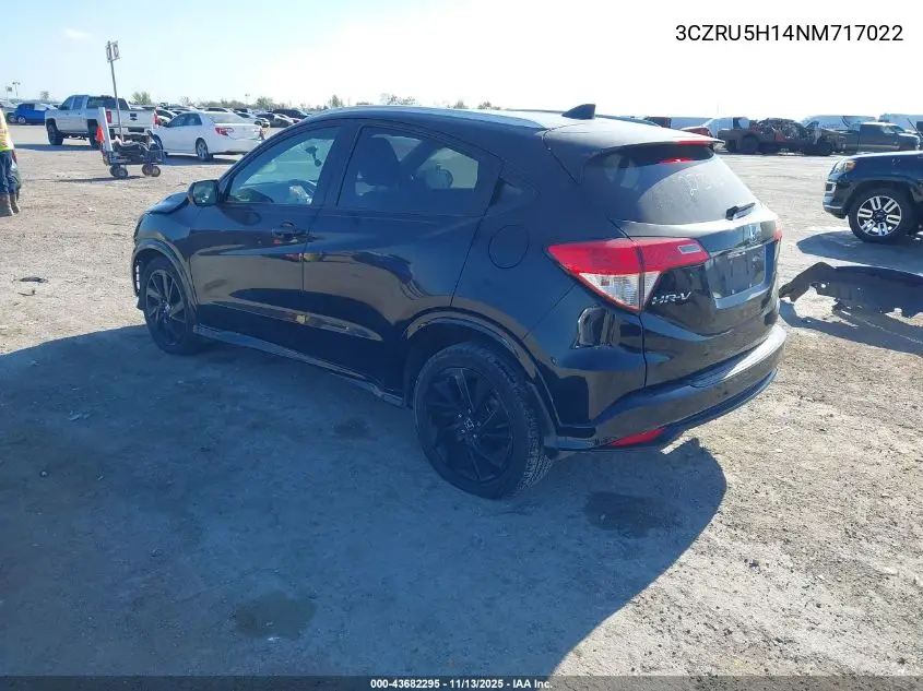 3CZRU5H14NM717022 2022 Honda Hr-V 2Wd Sport