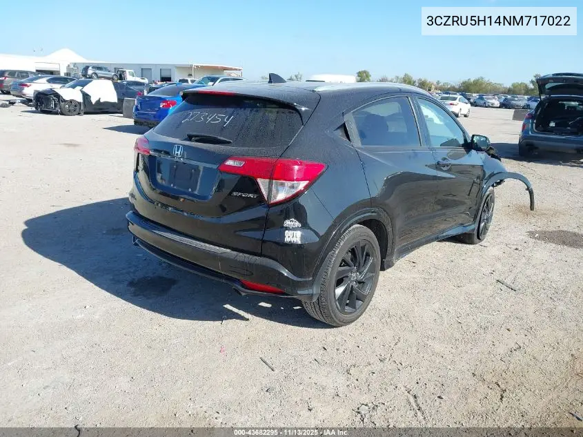 3CZRU5H14NM717022 2022 Honda Hr-V 2Wd Sport