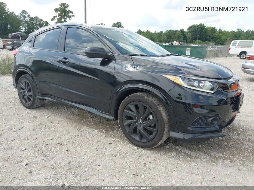 2022 Honda Hr-V 2Wd Sport VIN: 3CZRU5H13NM721921 Lot: 45503856