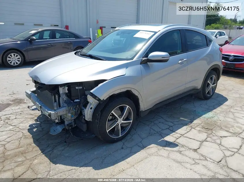 2022 Honda Hr-V Awd Ex VIN: 3CZRU6H5XNM764175 Lot: 45578369