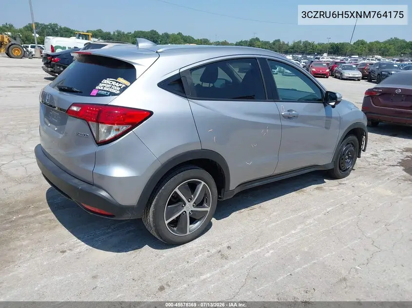 2022 Honda Hr-V Awd Ex VIN: 3CZRU6H5XNM764175 Lot: 45578369