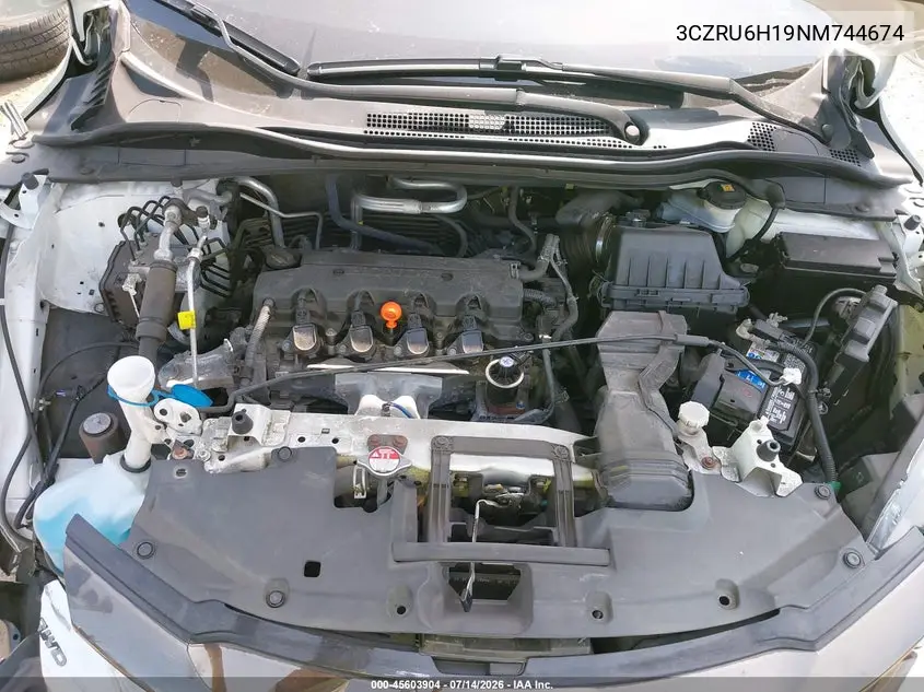 2022 Honda Hr-V Awd Sport VIN: 3CZRU6H19NM744674 Lot: 45603904