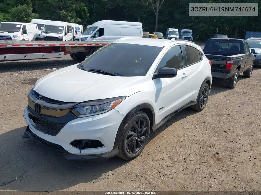 2022 Honda Hr-V Awd Sport VIN: 3CZRU6H19NM744674 Lot: 45603904