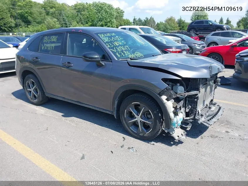 2023 Honda Hr-V Sport VIN: 3CZRZ2H54PM109619 Lot: 12645126