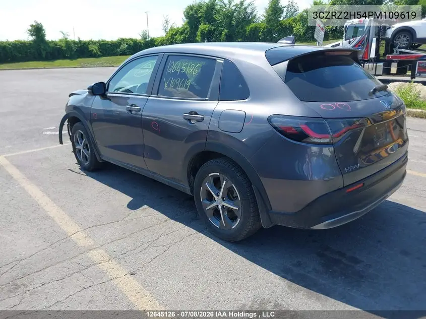 2023 Honda Hr-V Sport VIN: 3CZRZ2H54PM109619 Lot: 12645126