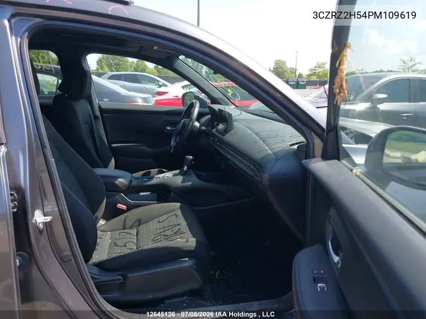 2023 Honda Hr-V Sport VIN: 3CZRZ2H54PM109619 Lot: 12645126