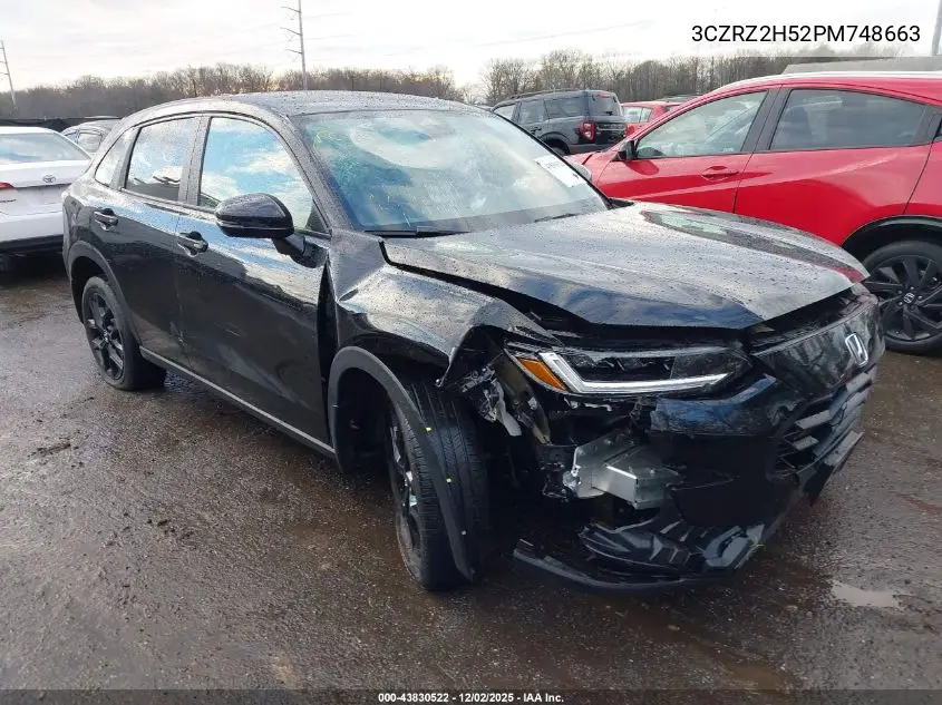 3CZRZ2H52PM748663 2023 Honda Hr-V Awd Sport